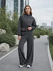 private label ribbed zip jacket